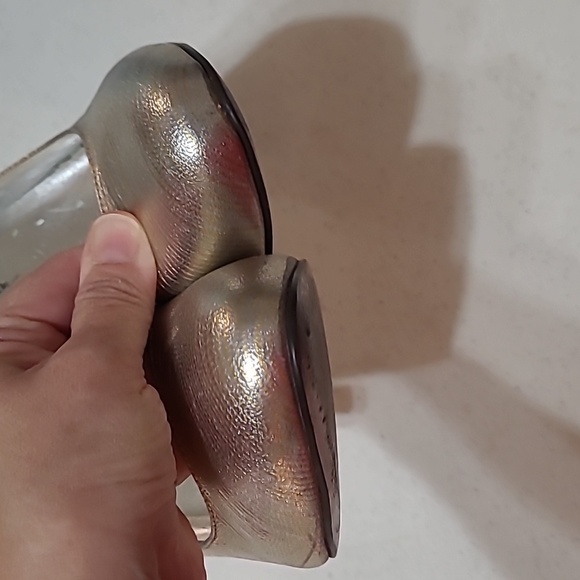 Jessica Simpson gold & silver heels size 8.5 - Picture 5 of 13